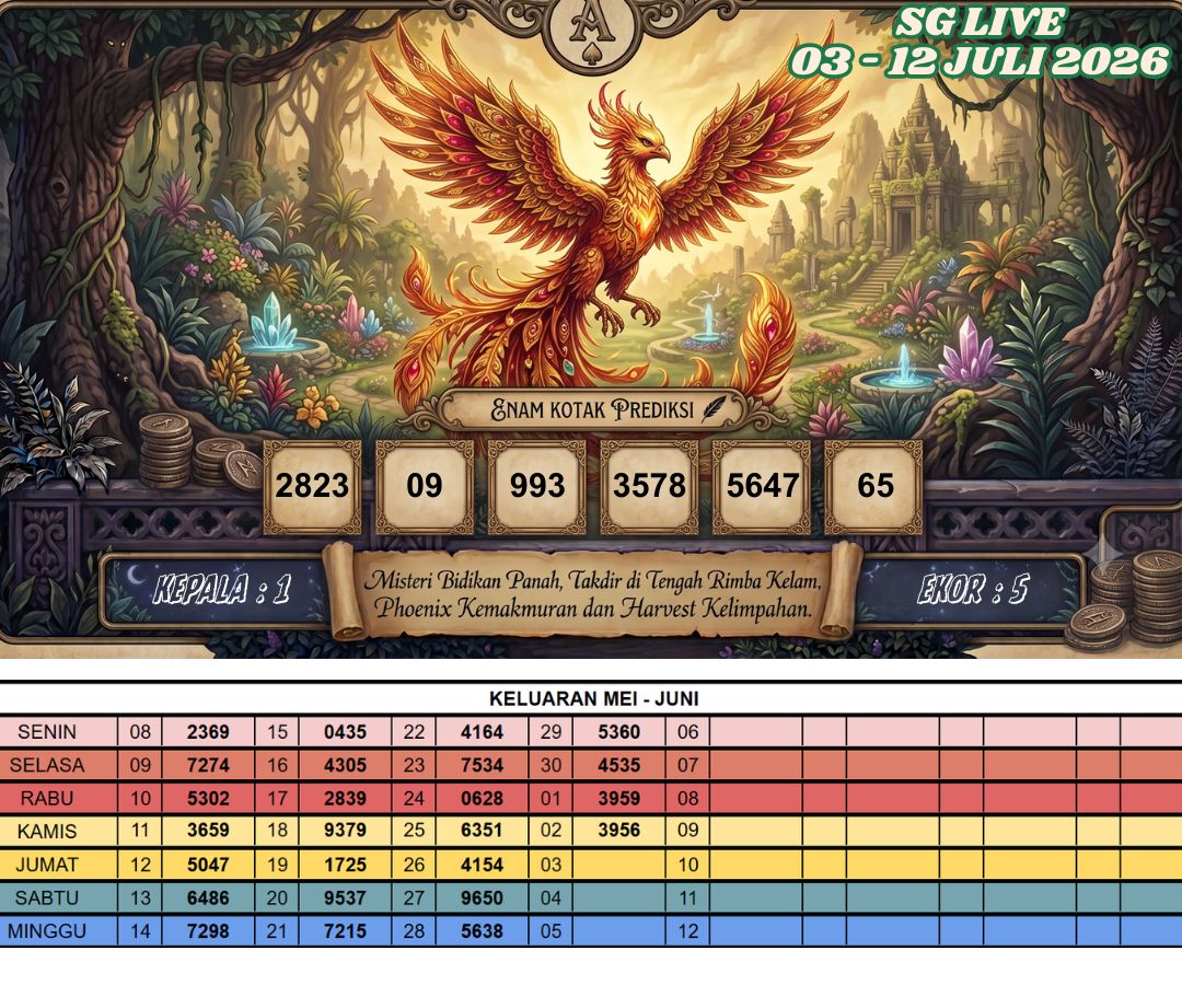 SG LIVE 03 - 12 JULI 2026